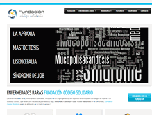 Tablet Screenshot of fundacioncodigosolidario.org